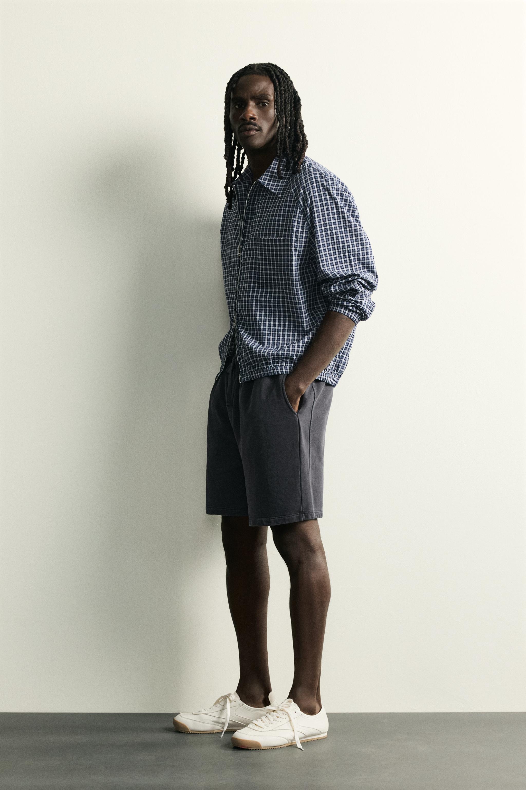 BASIC WASHED SWEATSHORTS
